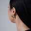 Havana Puff Heart Earrings