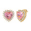 Icy Heart Earrings