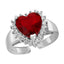 Icy Heart Ring