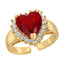 Icy Heart Ring