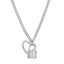 Heart On Lock Necklace