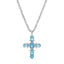 Chromatic Colorful Cross Necklace