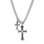 Virtue Double Cross Necklace