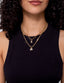 Old English Micro Initial Necklace Gold (N-Z)