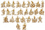 Old English Micro Initial Necklace Gold (N-Z)