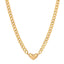 Havana Puff Heart Cuban Necklace