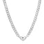 Havana Puff Heart Cuban Necklace