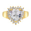 Icy Heart Ring