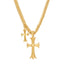 Virtue Double Cross Necklace