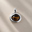 Gilded Stone Necklace (Unisex)