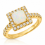 Square Opal Ring