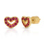 Open Heart Earrings