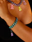 Candy Cuban Bracelet (w/ bear extender)