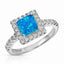 Square Opal Ring