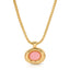 Gilded Stone Necklace (Unisex)