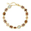 Mocha Solstice Gemstone Anklet (Brown/Tiger’s Eye)