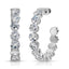 Round Shape CZ Hoops