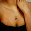 Teardrop Gemstone Necklace