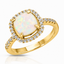 Rounded Opal Ring