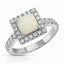 Square Opal Ring