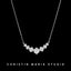 7 Stone Moissanite Row Necklace