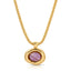 Gilded Stone Necklace (Unisex)