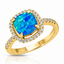 Rounded Opal Ring