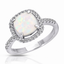Rounded Opal Ring