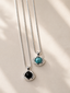 Gilded Stone Necklace (Unisex)