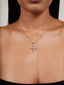 Chromatic Cross Necklace