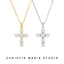Divinity Pearl Necklace (Cross)