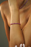 Malibu Tennis Bracelet (Dark Pink)