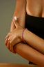 Malibu Tennis Bracelet (Dark Pink)