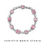 ICY Amour Pink Gemstone Bracelet