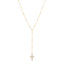 Cross Rosary Style Necklace