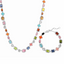 White Gold Solstice Gemstone Bundle (Necklace & Bracelet)