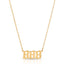 Angel Number Nameplate Necklace