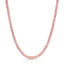 Light Pink Tennis Necklace