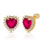 Icy Heart Earrings