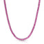 Dark Pink Tennis Necklace