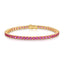 Dark Pink Tennis Bracelet