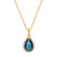 Teardrop Gemstone Necklace