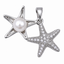 Peek A Boo Pearl, Starfish Necklace
