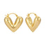 Havana Puff Heart Earrings