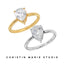 Simple Teardrop Ring