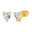 Heart Shaped Stud Earrings