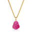 Pink Berry Buddha Necklace