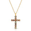 Icy Cross Necklace (Multicolor)