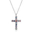 Icy Cross Necklace (Multicolor)