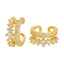 Double Row CZ Ear Cuff (1 cuff)